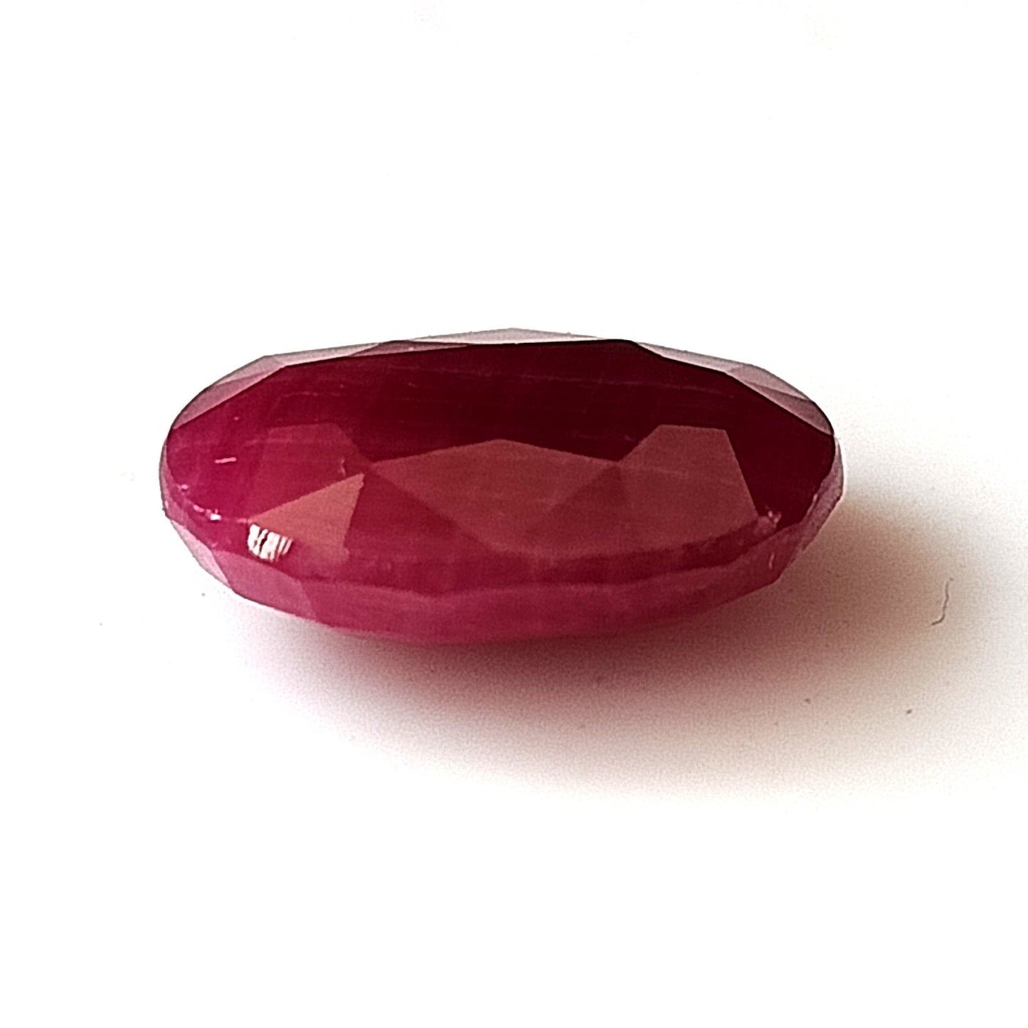 7.45 Carat 10.7X13.8X4.7 (WXLXD) Natural Oval Cut Mozambique Ruby