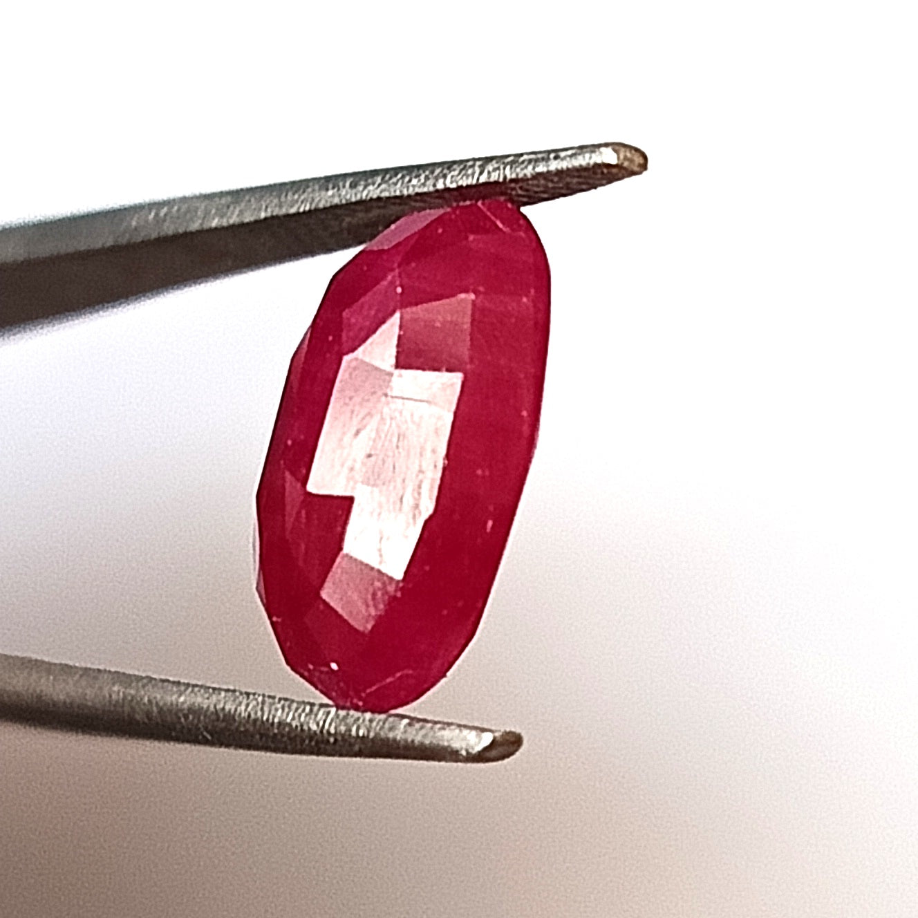 6.60 Carat 9.7X12.4X5.1 (WXLXD) Natural Oval Cut Mozambique Ruby