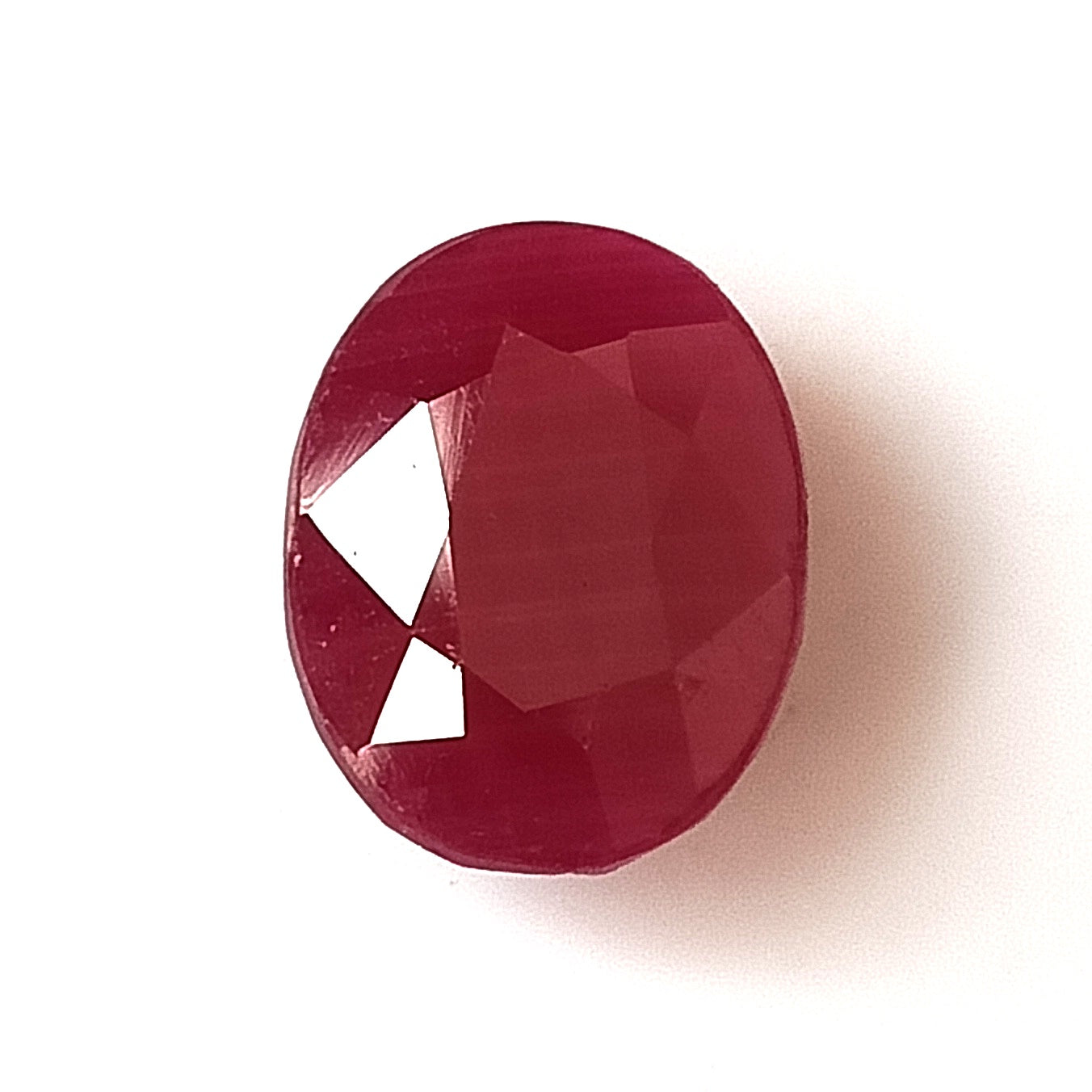 6.60 Carat 9.7X12.4X5.1 (WXLXD) Natural Oval Cut Mozambique Ruby