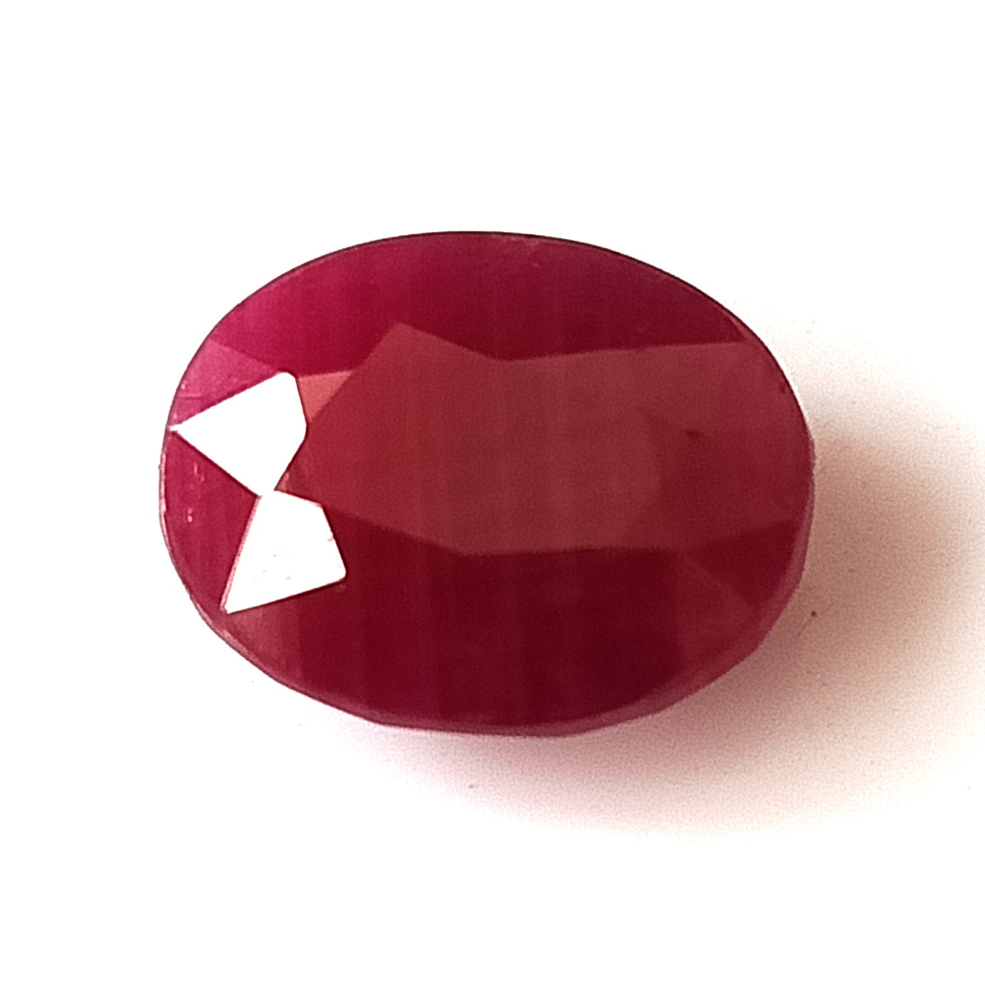 6.60 Carat 9.7X12.4X5.1 (WXLXD) Natural Oval Cut Mozambique Ruby