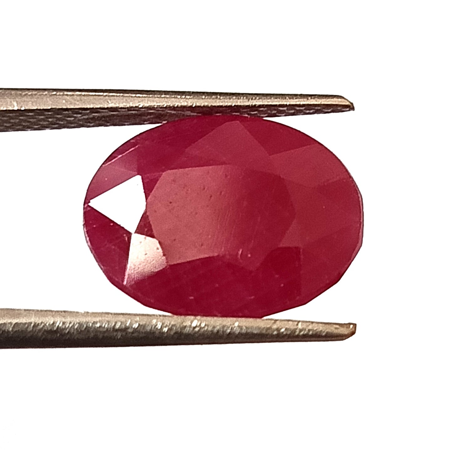 6.60 Carat 9.7X12.4X5.1 (WXLXD) Natural Oval Cut Mozambique Ruby