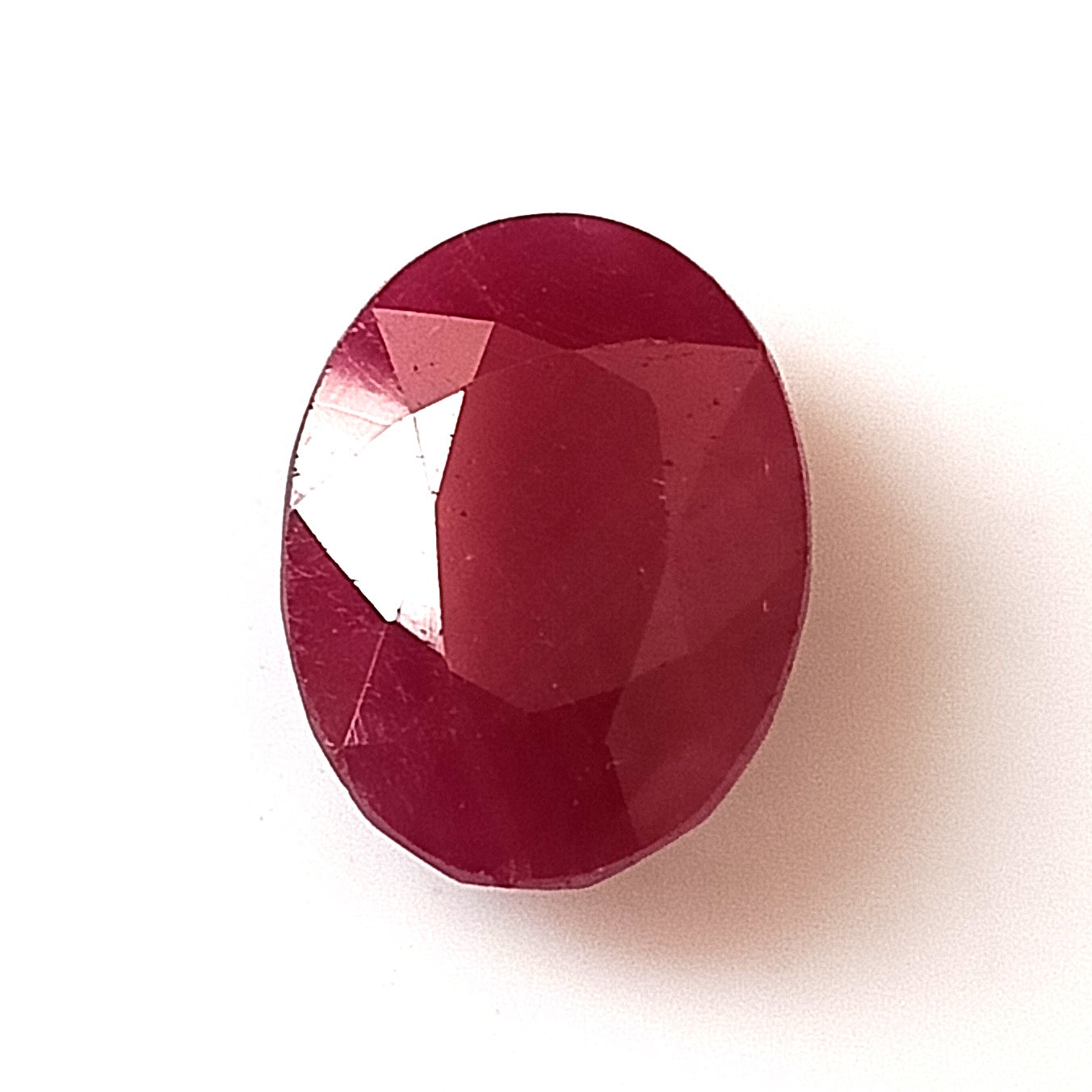 6.60 Carat 9.7X12.4X5.1 (WXLXD) Natural Oval Cut Mozambique Ruby