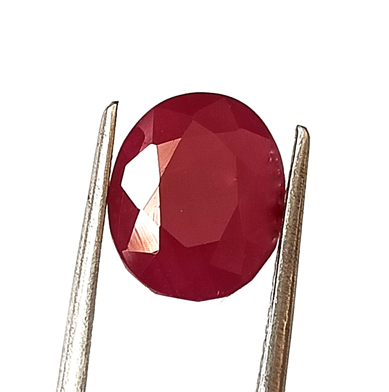 5.60 Carat 9X11X5.3 (WXLXD) Natural Oval Cut Mozambique Ruby