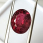 5.80 Carat 10X13X6.8 (WXLXD) Natural Oval Cut Pink Tourmaline Gemstone