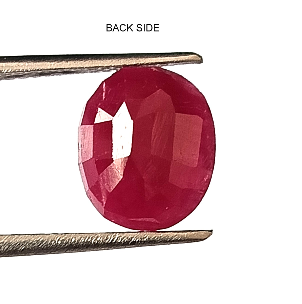 4.85 Carat 9X10.7X5.1 (WXLXD) Natural Oval Cut Mozambique Ruby