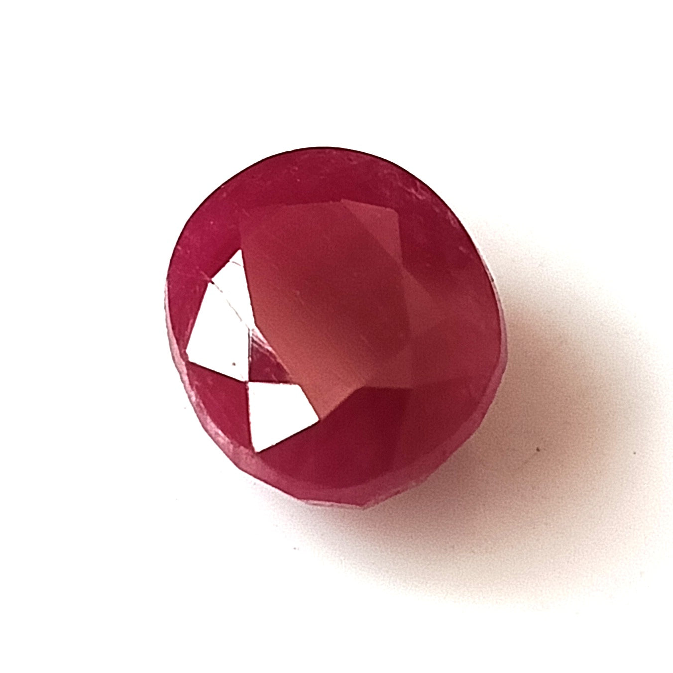 4.85 Carat 9X10.7X5.1 (WXLXD) Natural Oval Cut Mozambique Ruby
