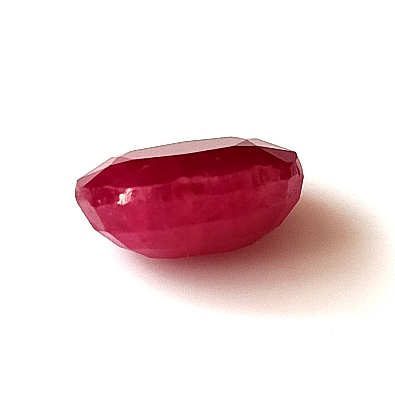 4.85 Carat 9X10.7X5.1 (WXLXD) Natural Oval Cut Mozambique Ruby