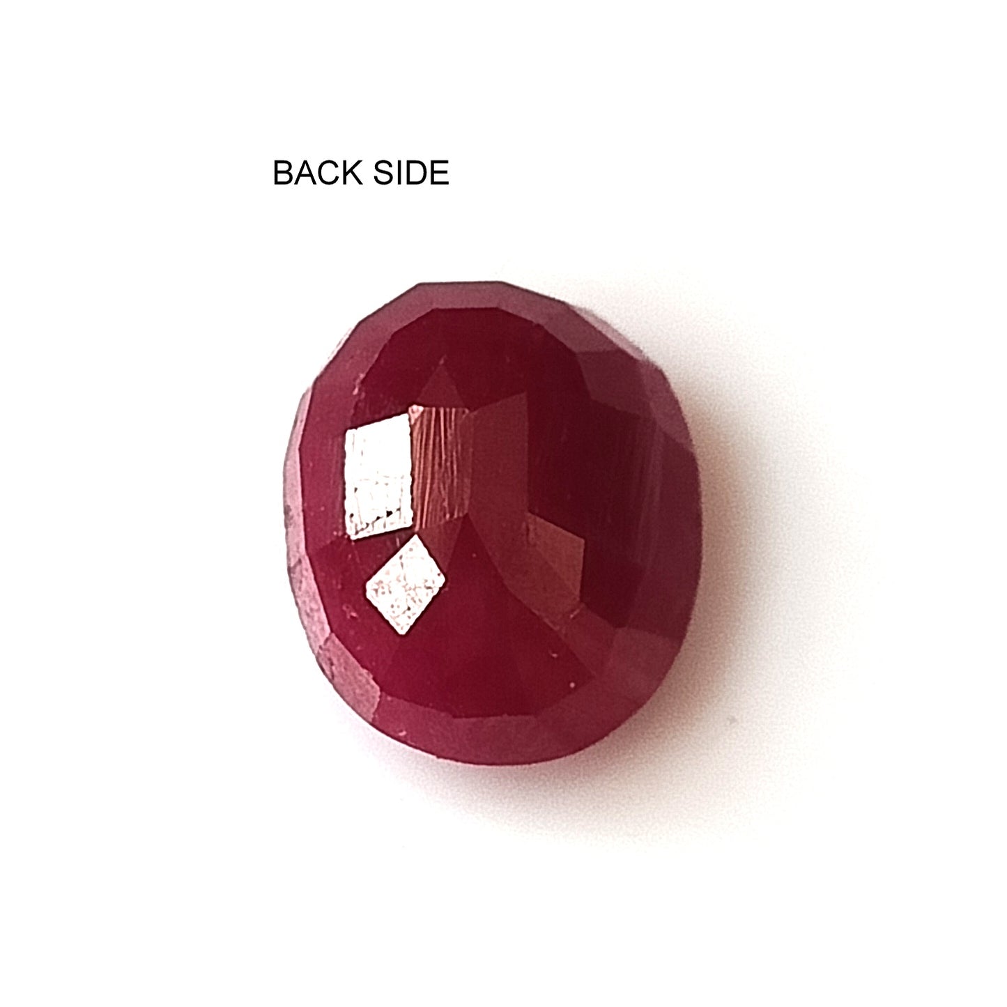 4.85 Carat 9X10.7X5.1 (WXLXD) Natural Oval Cut Mozambique Ruby