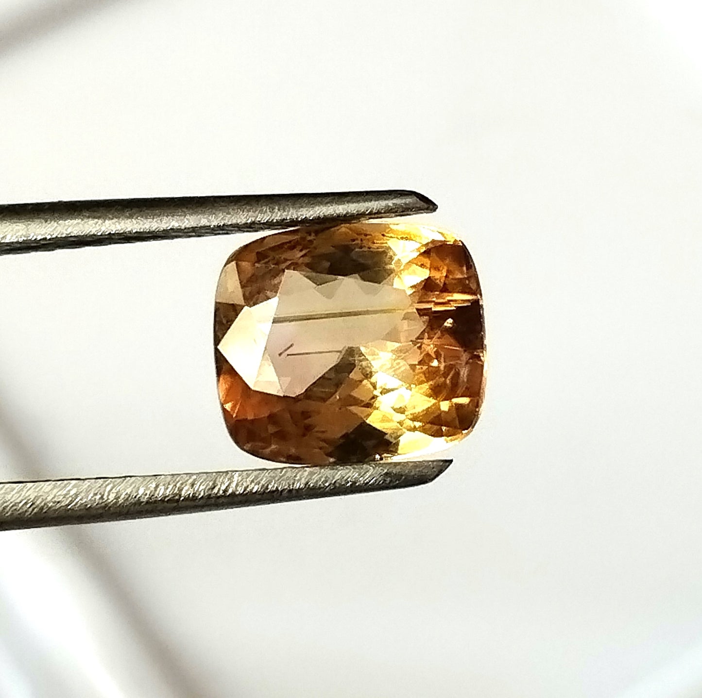 1.80 Carat 7x8x4.4 (WXLXD) Natural Elongated Cushion Cut Yellow Tourmaline Gemstone