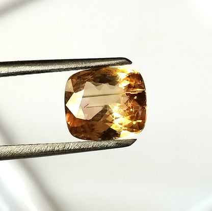 1.80 Carat 7x8x4.4 (WXLXD) Natural Elongated Cushion Cut Yellow Tourmaline Gemstone