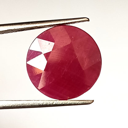 8.90 Carat 13X13X5.4 (WXLXD) Natural Emerald Cut Mozambique Ruby