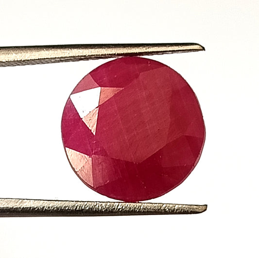 7.85 Carat 12X12X6 (WXLXD) Natural Emerald Cut Mozambique Ruby