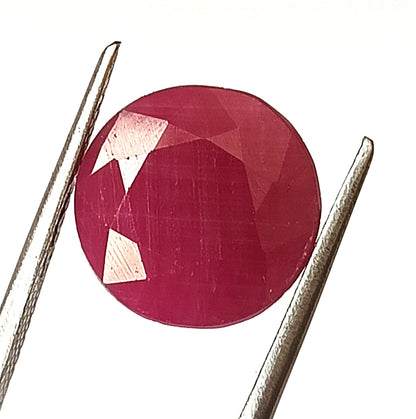 7.85 Carat 12X12X6 (WXLXD) Natural Emerald Cut Mozambique Ruby