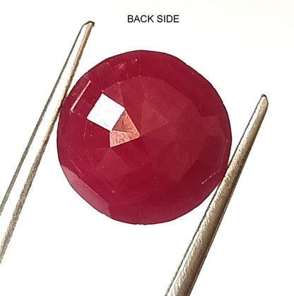 7.85 Carat 12X12X6 (WXLXD) Natural Emerald Cut Mozambique Ruby