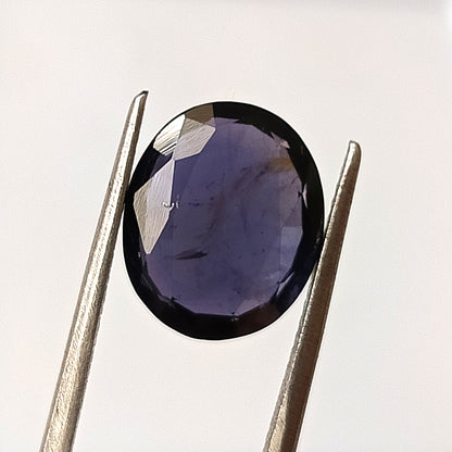 3.95 Carat 10X12X4.8 (WXLXD) Natural Faceted Oval Cut Iolite