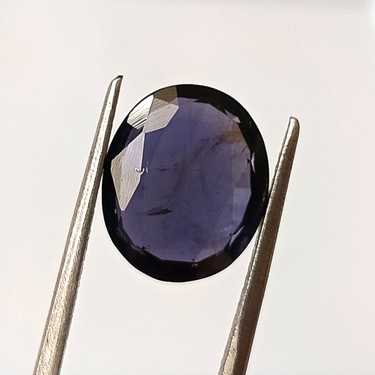 3.95 Carat 10X12X4.8 (WXLXD) Natural Faceted Oval Cut Iolite