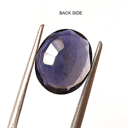 3.95 Carat 10X12X4.8 (WXLXD) Natural Faceted Oval Cut Iolite