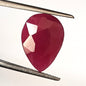 6.20 Carat 10X13.7X5.3 (WXLXD) Natural Pear Cut Mozambique Ruby