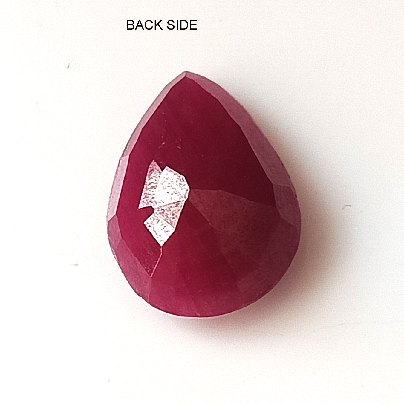 6.20 Carat 10X13.7X5.3 (WXLXD) Natural Pear Cut Mozambique Ruby