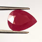 5.55 Carat 9.7X12.8X5 (WXLXD) Natural Pear Cut Mozambique Ruby