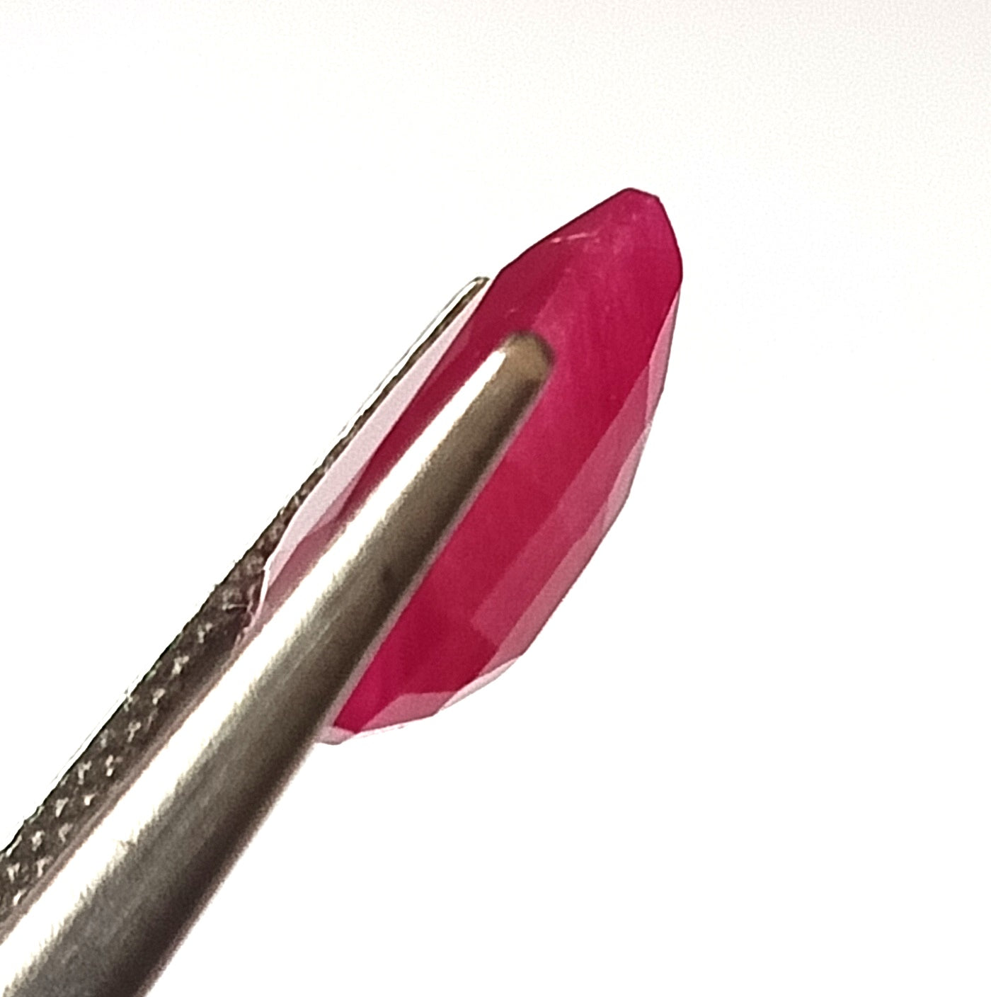 5.55 Carat 9.7X12.8X5 (WXLXD) Natural Pear Cut Mozambique Ruby