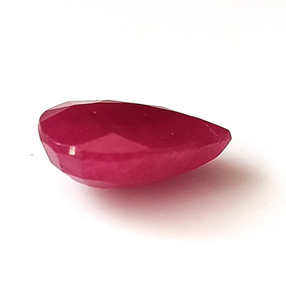 5.55 Carat 9.7X12.8X5 (WXLXD) Natural Pear Cut Mozambique Ruby