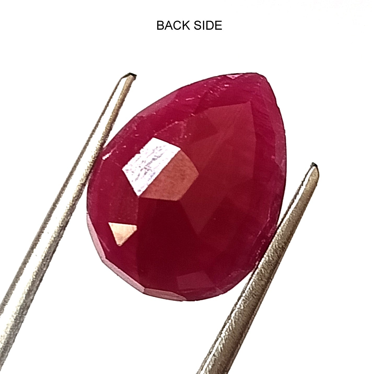 6.20 Carat 10X13X4.9 (WXLXD) Natural Pear Cut Mozambique Ruby