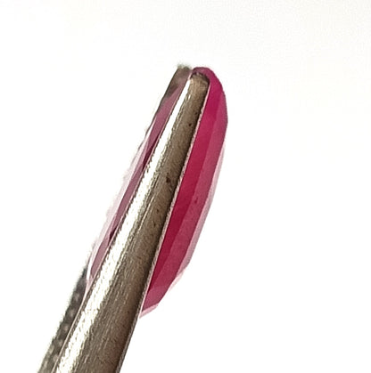 5.45 Carat 9.1X13.6X4.5 (WXLXD) Natural Pear Cut Mozambique Ruby