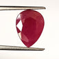 4.64 Carat 9.6X12.5X4.3 (WXLXD) Natural Pear Cut Mozambique Ruby
