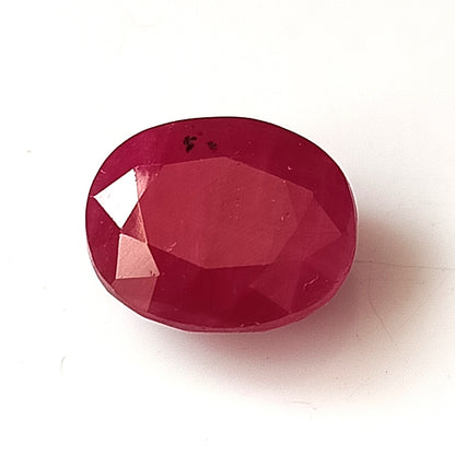 5.80 Carat 9X11X5 (WXLXD) Natural Oval Cut Mozambique Ruby