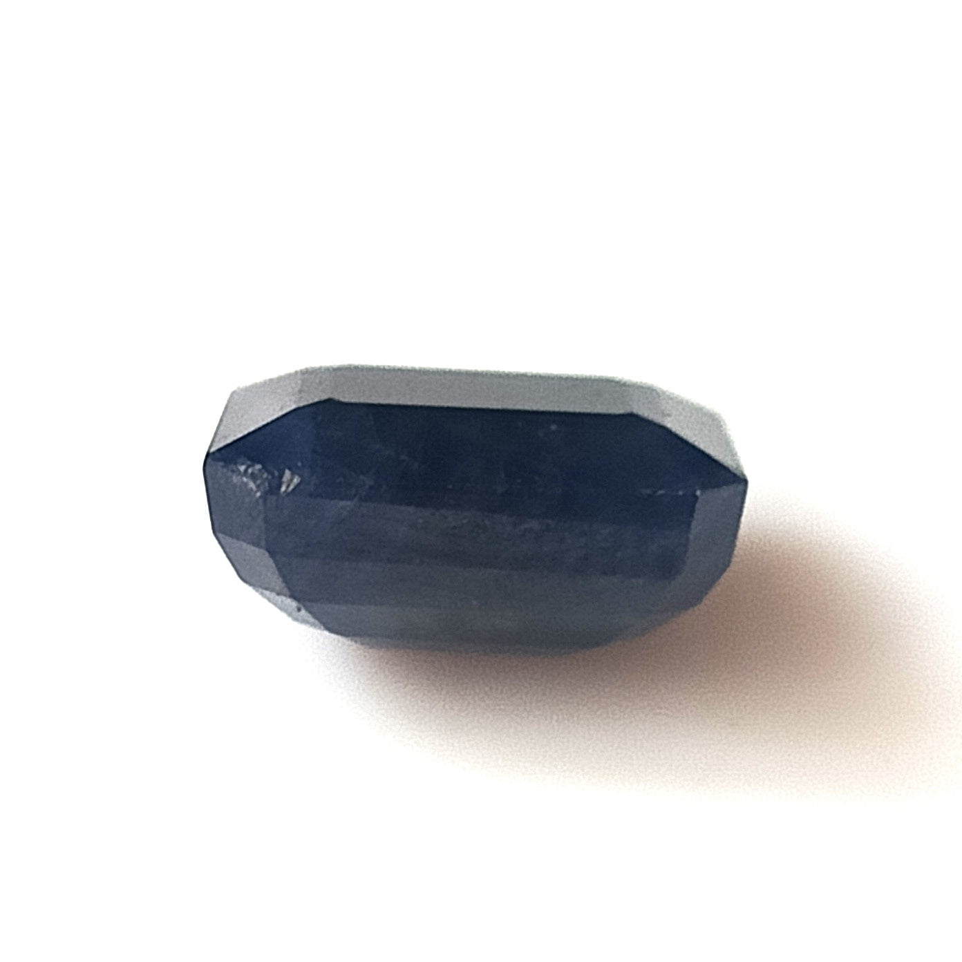 7.70 Carat 9X11.4X6 (WXLXB) Emerald Cut Natural Unheated Blue Sapphire