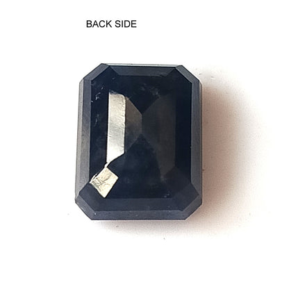 7.70 Carat 9X11.4X6 (WXLXB) Emerald Cut Natural Unheated Blue Sapphire