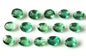 6.0 Carat 15 Pieces 4X5 MM Oval Cut Natural Faceted Zambian Emerald Lot