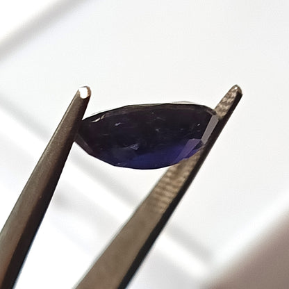 3.30 Carat 9.6X12X4.6 (WXLXD) Natural Faceted Oval Cut Iolite