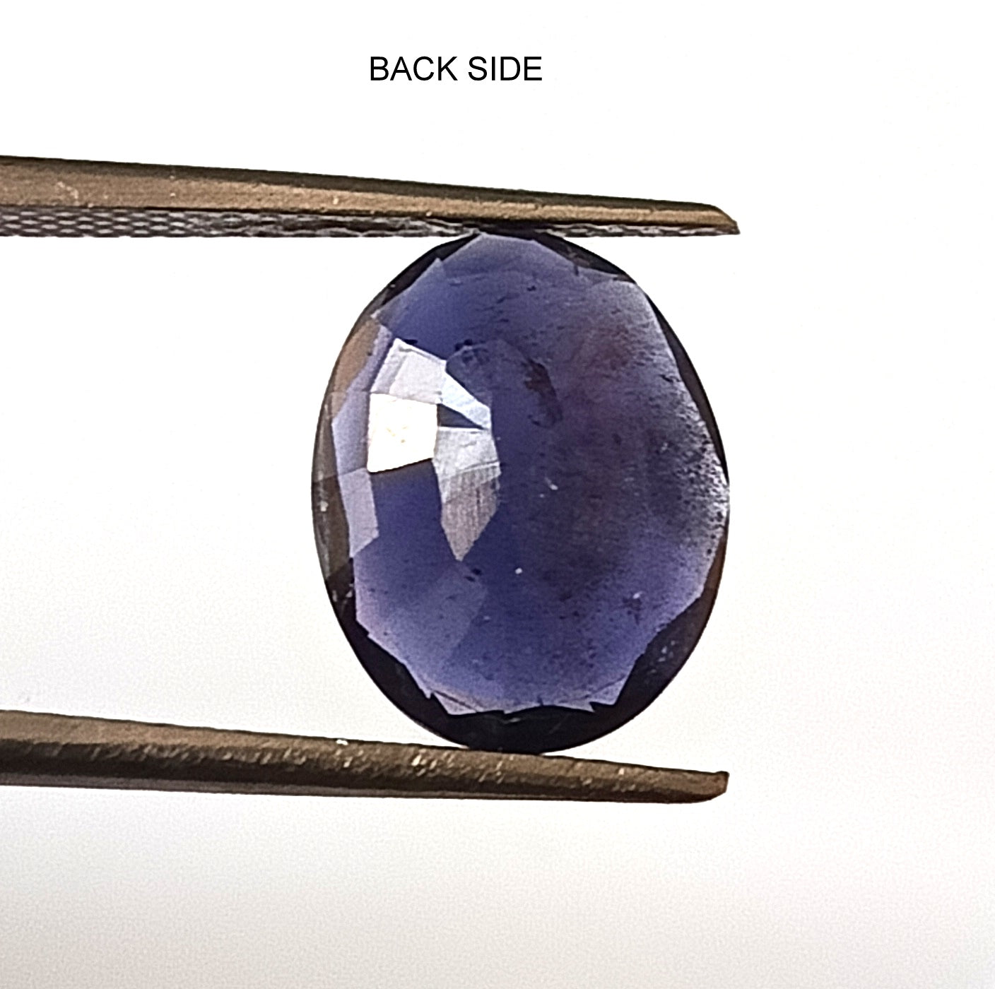 3.30 Carat 9.6X12X4.6 (WXLXD) Natural Faceted Oval Cut Iolite