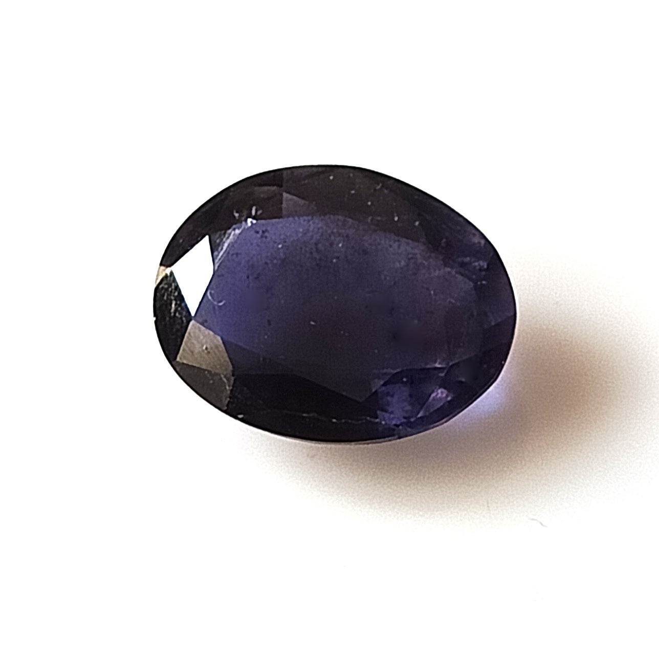 3.30 Carat 9.6X12X4.6 (WXLXD) Natural Faceted Oval Cut Iolite