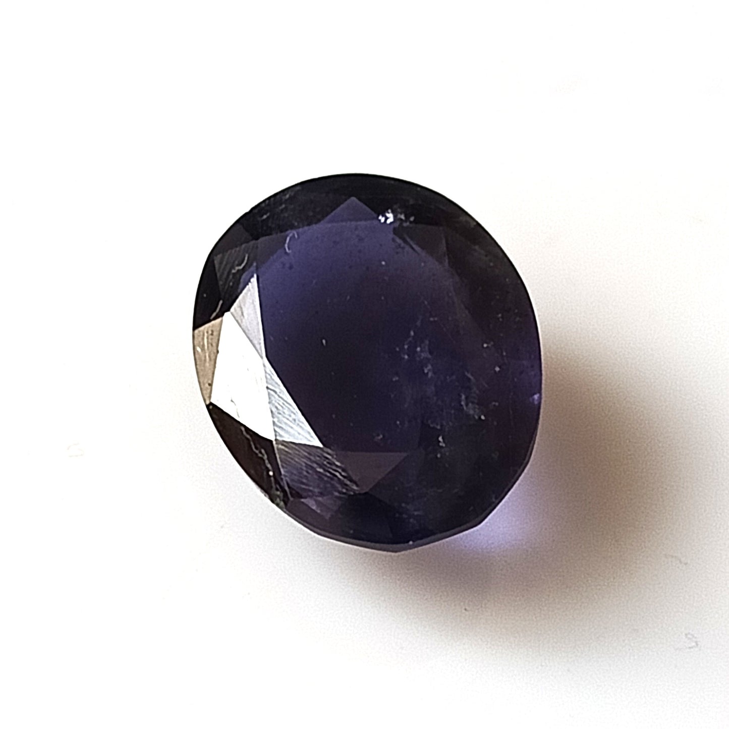 3.30 Carat 9.6X12X4.6 (WXLXD) Natural Faceted Oval Cut Iolite