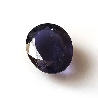 3.30 Carat 9.6X12X4.6 (WXLXD) Natural Faceted Oval Cut Iolite