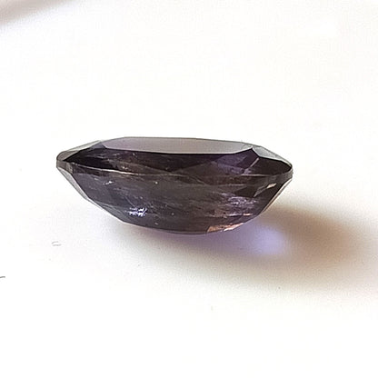 3.30 Carat 9.6X12X4.6 (WXLXD) Natural Faceted Oval Cut Iolite