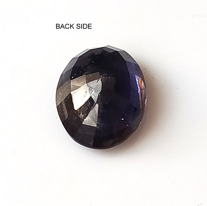 3.30 Carat 9.6X12X4.6 (WXLXD) Natural Faceted Oval Cut Iolite