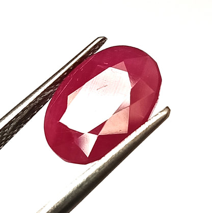 5.0 Carat 9X12.3X4 (WXLXD) Natural Oval Cut Mozambique Ruby
