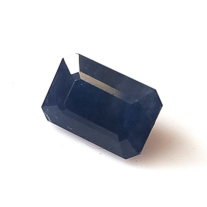 5.0 Carat 7X10.4X5.7 (WXLXB) Emerald Cut Natural Unheated Blue Sapphire
