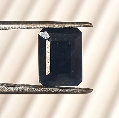 5.05 Carat 7.6X10X5.5 (WXLXB) Emerald Cut Natural Unheated Blue Sapphire