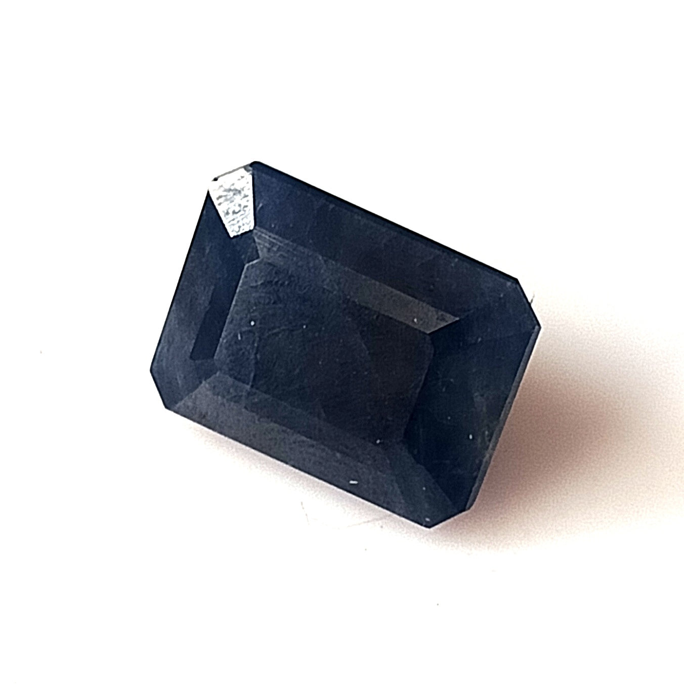 5.05 Carat 7.6X10X5.5 (WXLXB) Emerald Cut Natural Unheated Blue Sapphire