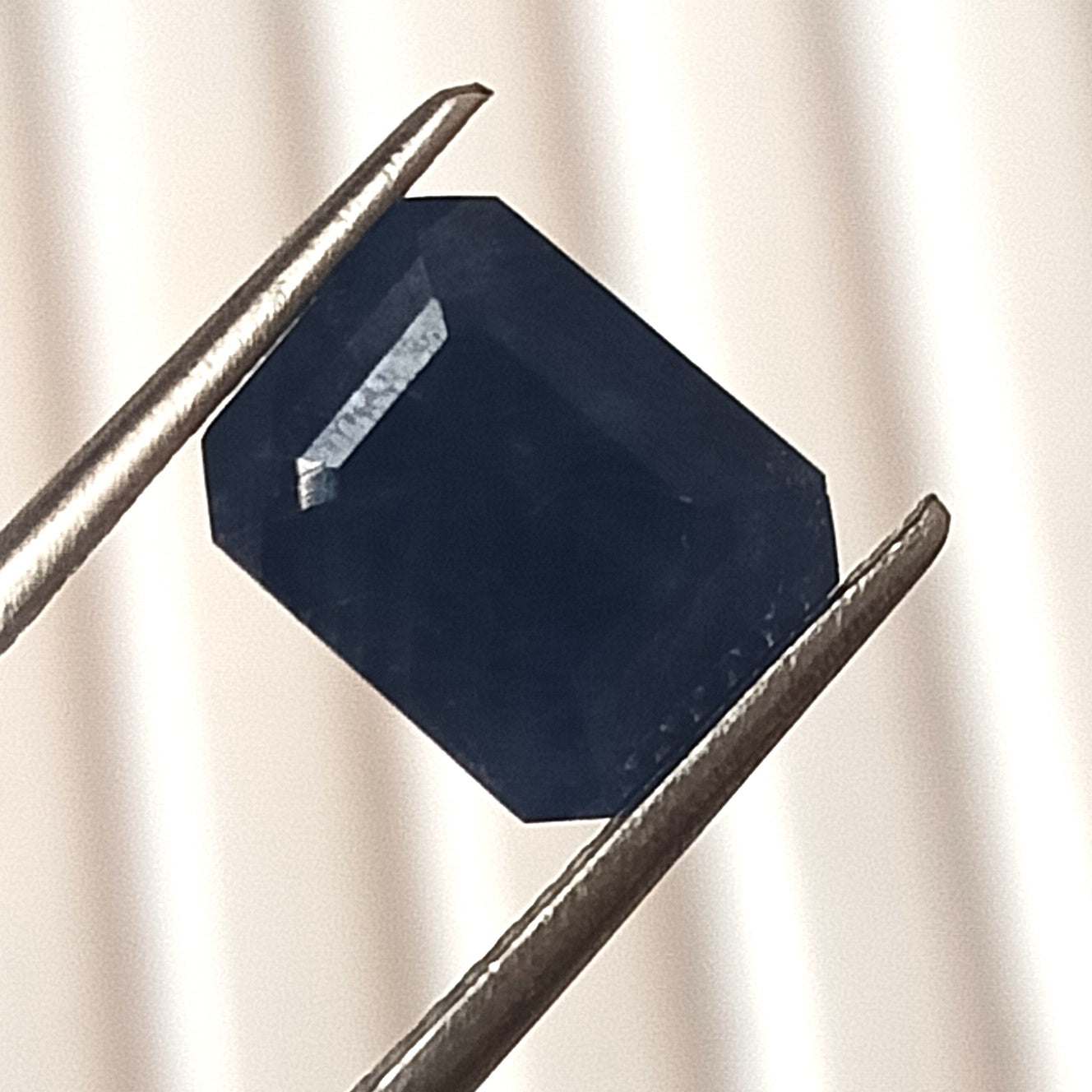 5.0 Carat 7.3X9.2X5.8 (WXLXB) Emerald Cut Natural Unheated Blue Sapphire