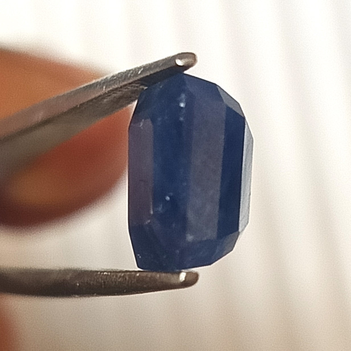 5.0 Carat 7.3X9.2X5.8 (WXLXB) Emerald Cut Natural Unheated Blue Sapphire
