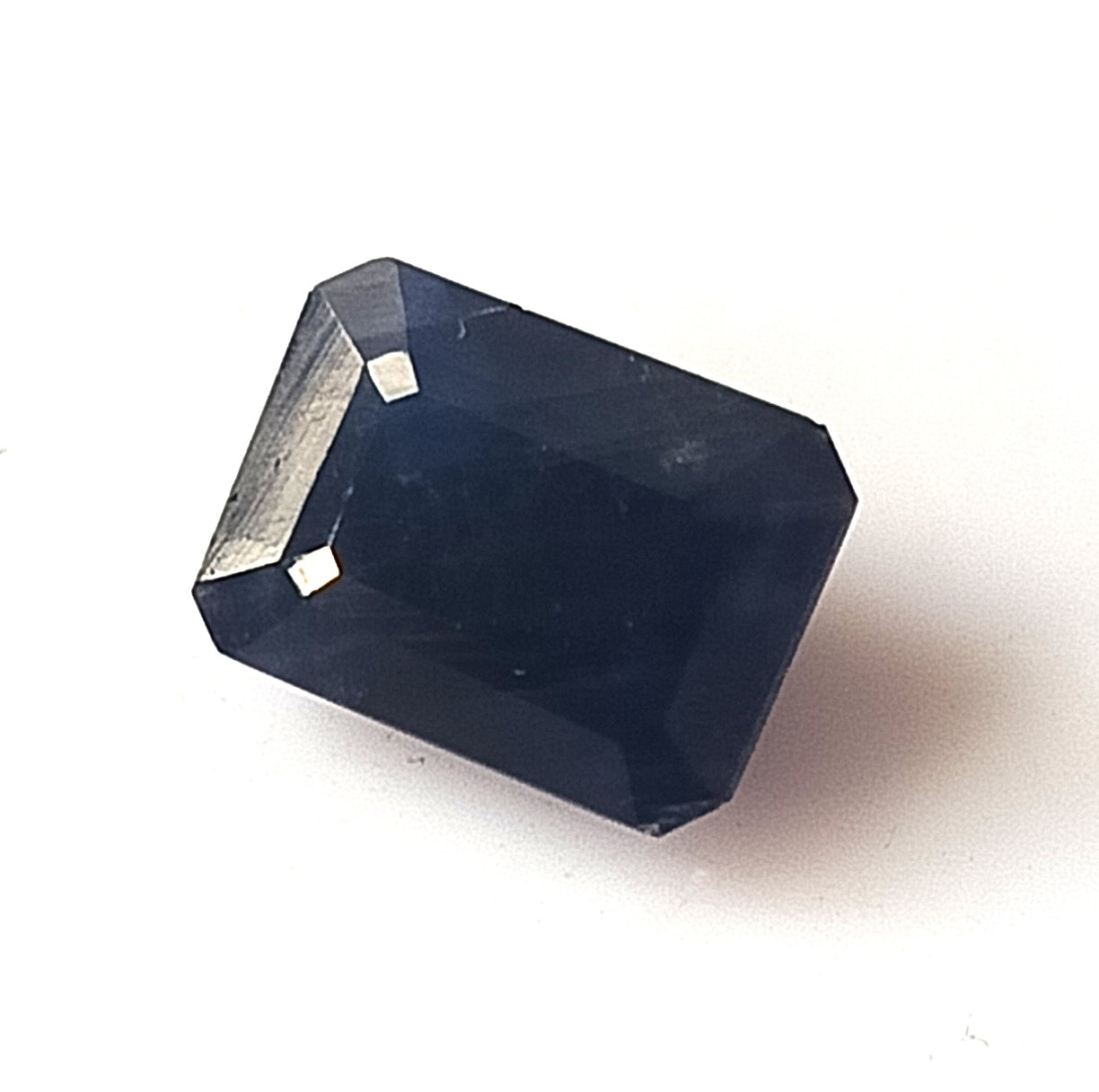 3.65 Carat 6.7X9X5 (WXLXB) Emerald Cut Natural Unheated Blue Sapphire