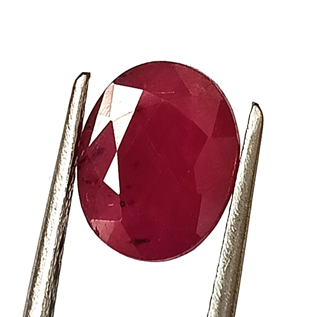 4.10 Carat 8X10X4.5 (WXLXD) Natural Oval Cut Mozambique Ruby