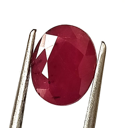 4.10 Carat 8X10X4.5 (WXLXD) Natural Oval Cut Mozambique Ruby