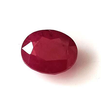 4.10 Carat 8X10X4.5 (WXLXD) Natural Oval Cut Mozambique Ruby